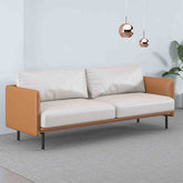 現代商務辦公室組合皮質梳化 Modern Office Combination Leather Sofa 香港辦公室傢俬及設計工程中心 Branding Works Furniture & Office Design